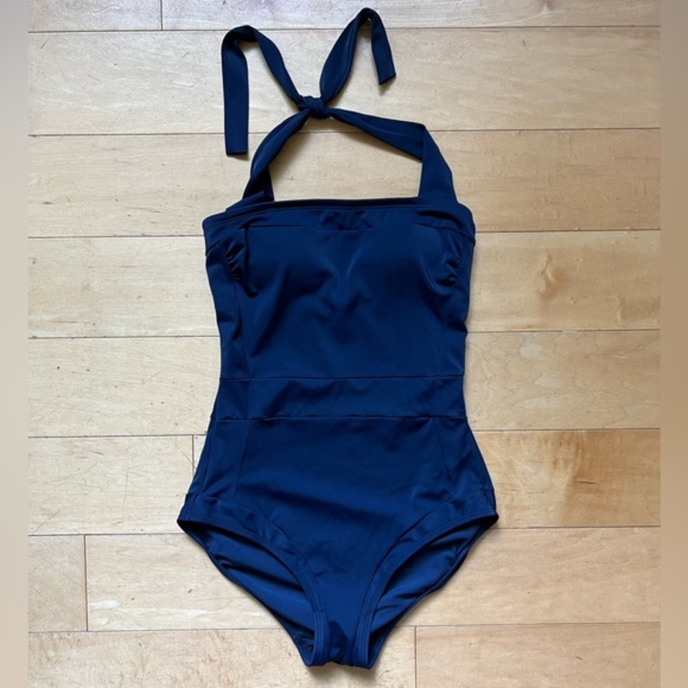 Boden Navy Women Swim One Piece